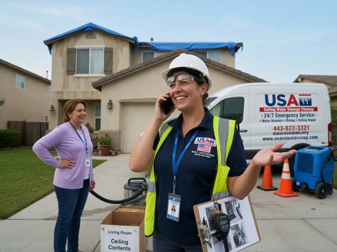 Ceiling Water Damage Restoration Burkettsville, OH FAQs